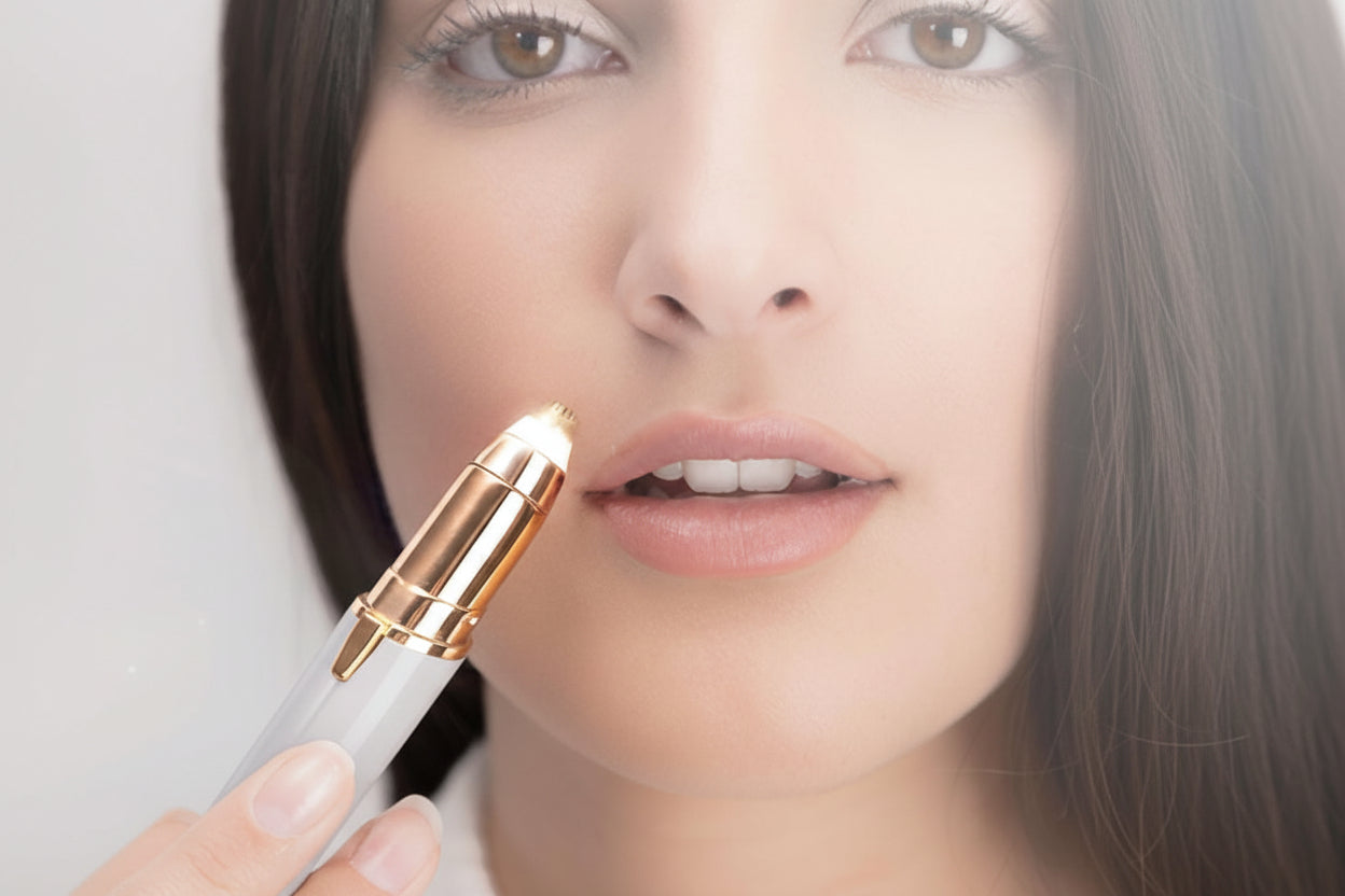 Depiladora facial de precisión con LED